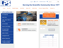 Tablet Screenshot of lpsinc.com